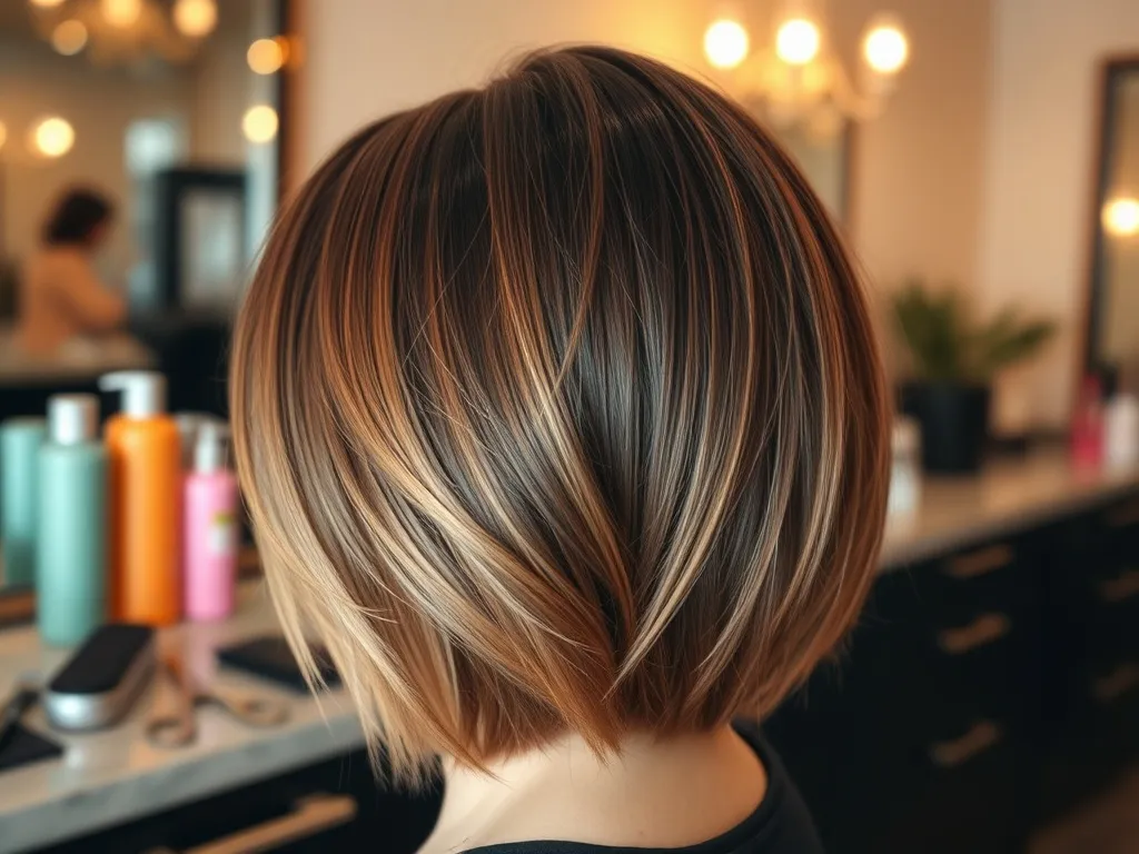 Ombre rude z brązem na krótkich włosach – jak uzyskać efekt?