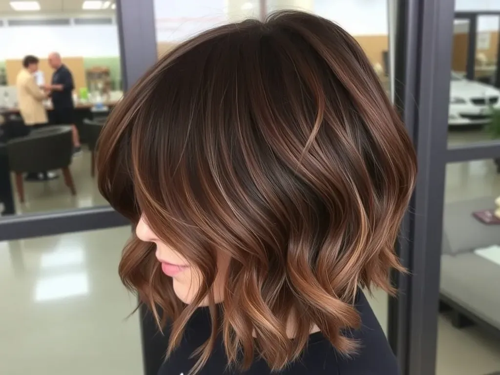 włosy ombre ciemne