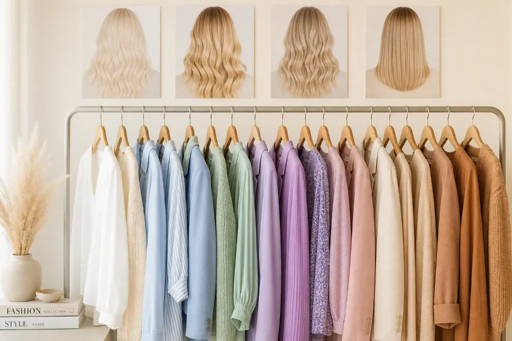 kolory pasujace blondynkom