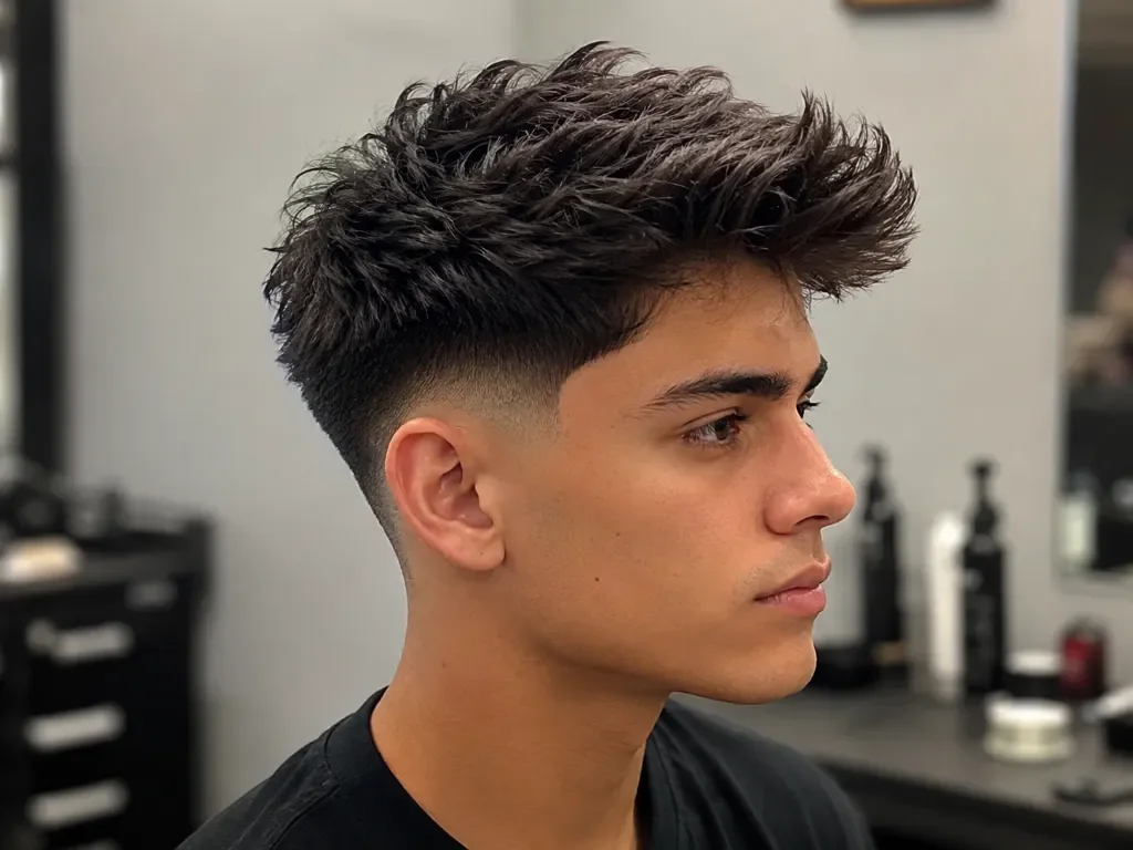 blowout taper fade
